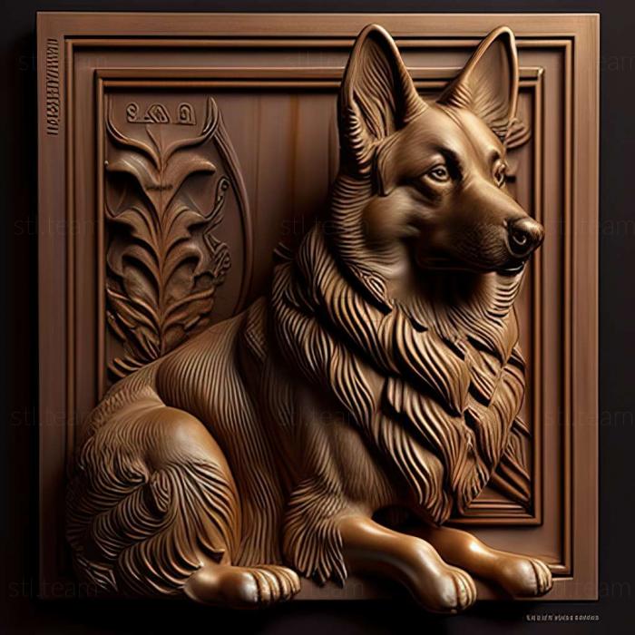 3D model The Bergamian Shepherd dog (STL)